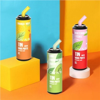 Vaporizador desechable Tin Mesh 6000 Puffs de Ovns
